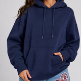 Carlena | Bluza z Kapturem z Motywem Gwiazdy w Panterkę