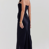 Carlena | Elegancka gorsetowa sukienka maxi bez ramiączek