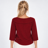 Carlena | Elegancki Sweter z Ozdobną Kokardą