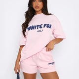 Carlena | Dwuczęściowy sportowy komplet T-shirt i szorty | Nadia