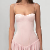 Carlena | Elegancka sukienka maxi z gorsetem sweetheart