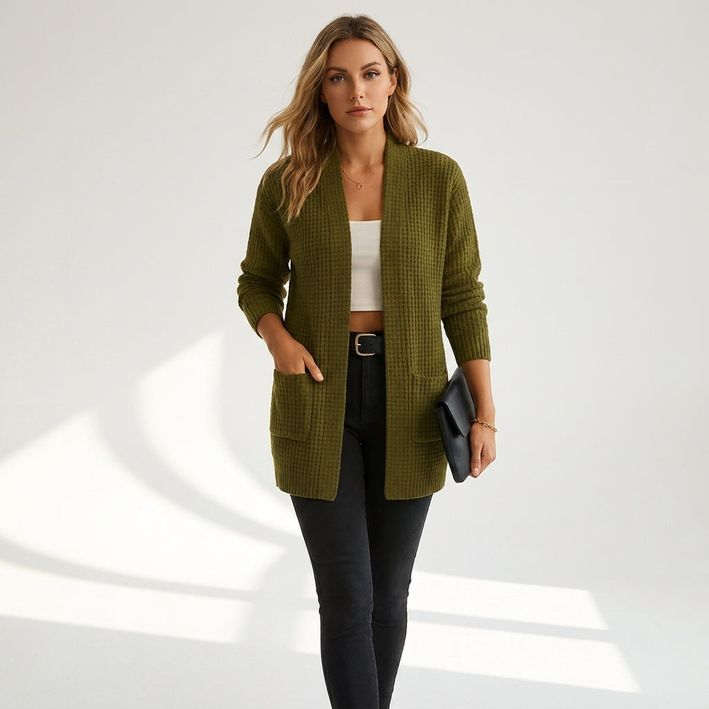 Carlena | Długi kardigan damski premium miękki i elegancki styl