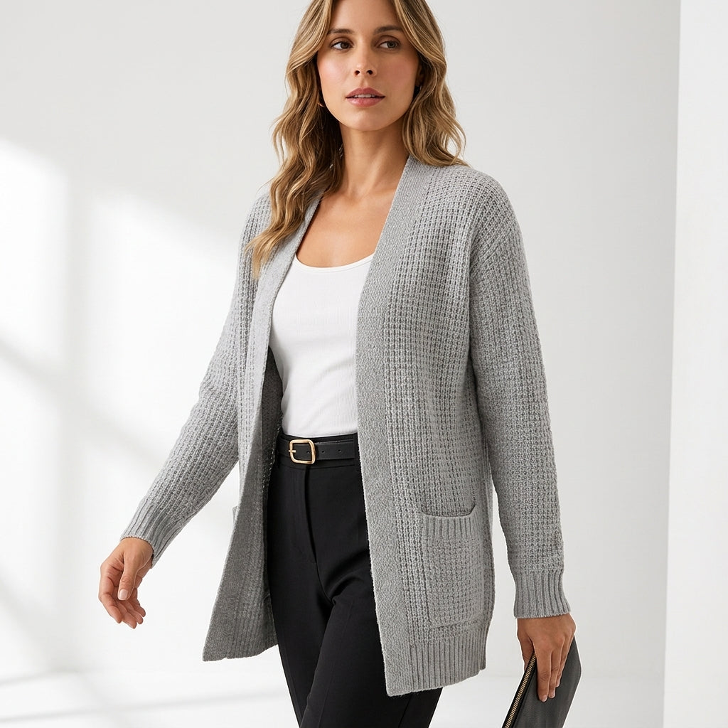 Carlena | Długi kardigan damski premium miękki i elegancki styl