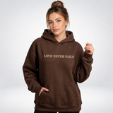 Carlena | Bluza Oversize z Nadrukiem „Love Never Fails”