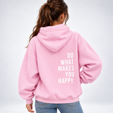 Carlena | Bluza Oversize z Nadrukiem na Plecach