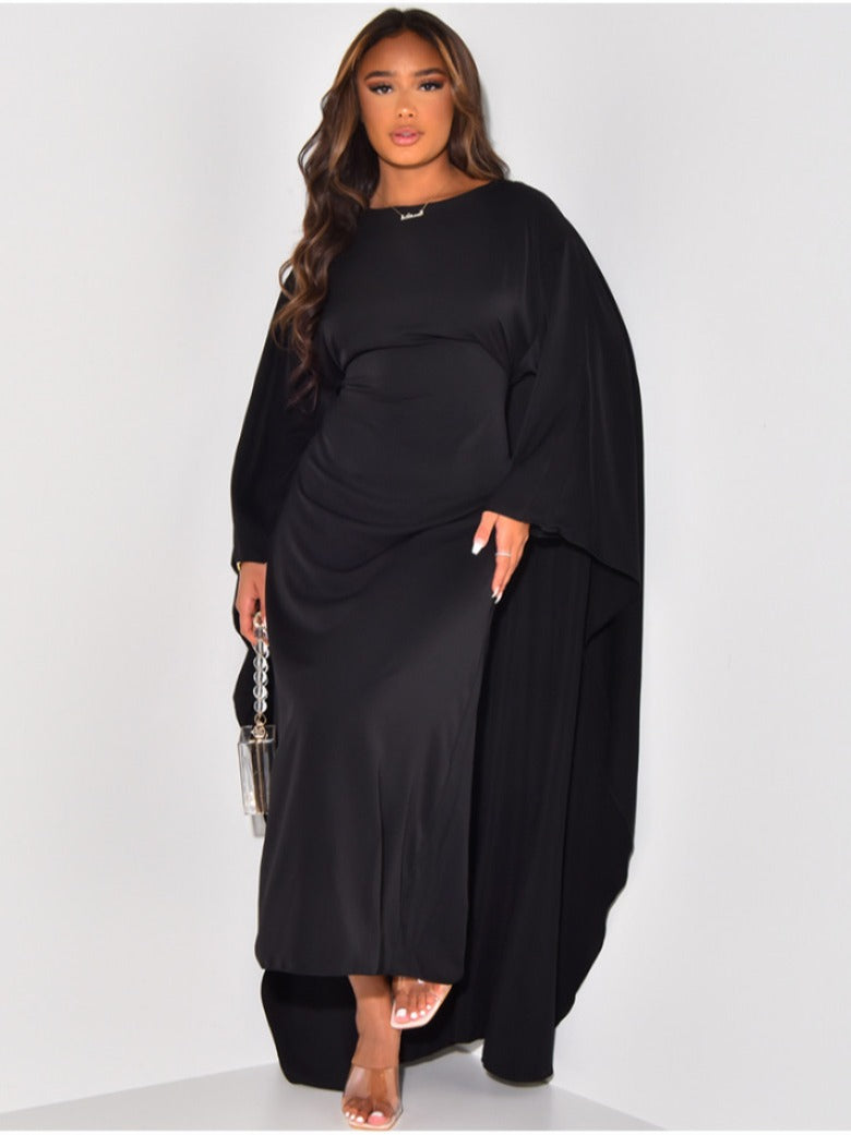 Carlena | Elegancka sukienka maxi z luźnymi rękawami | Henryka