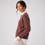 Carlena | Damski sweter wełniany o eleganckim kroju i minimalistycznym wykończeniu | Jolanta