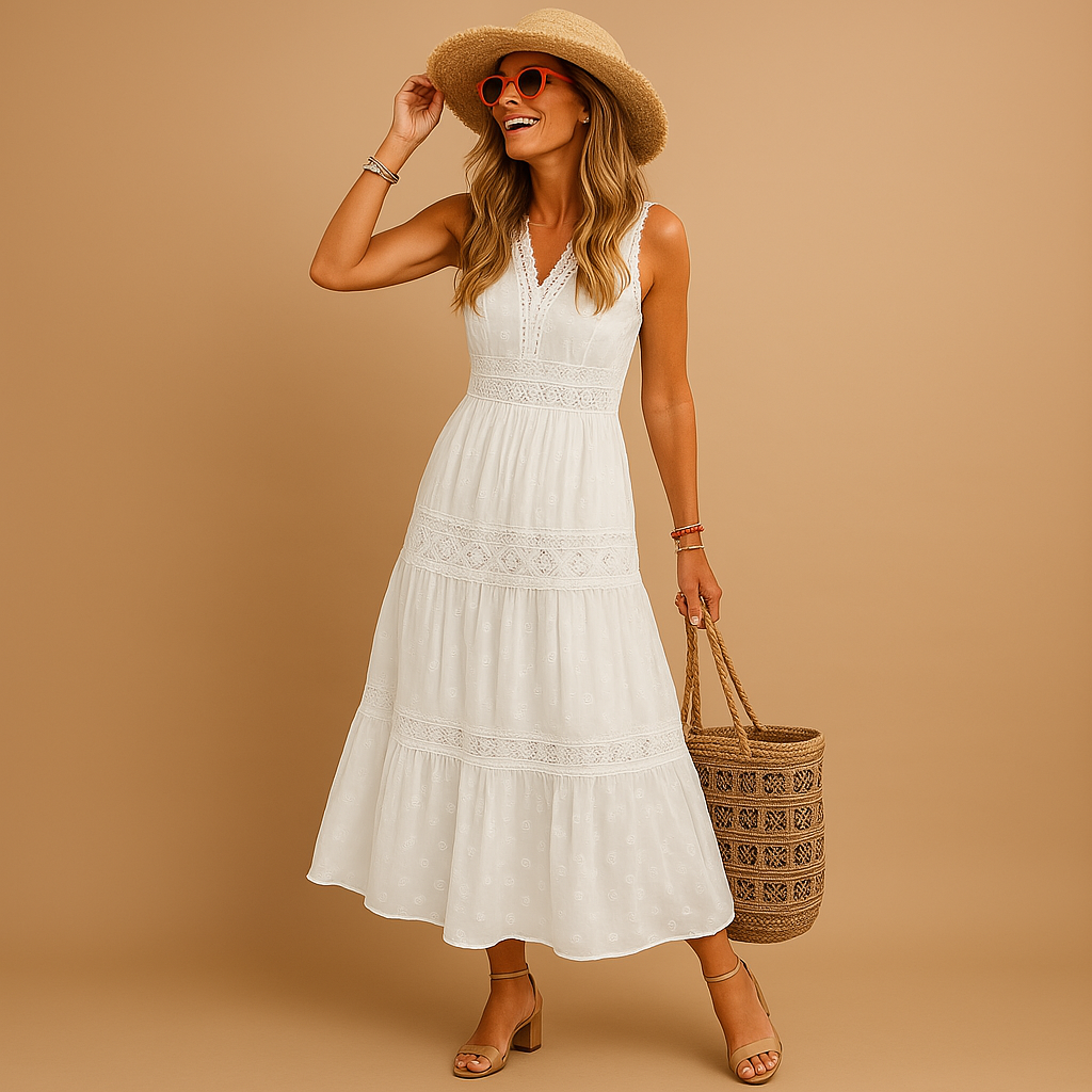 Carlena | Boho letnia sukienka damska w stylu Ibiza | Izabela