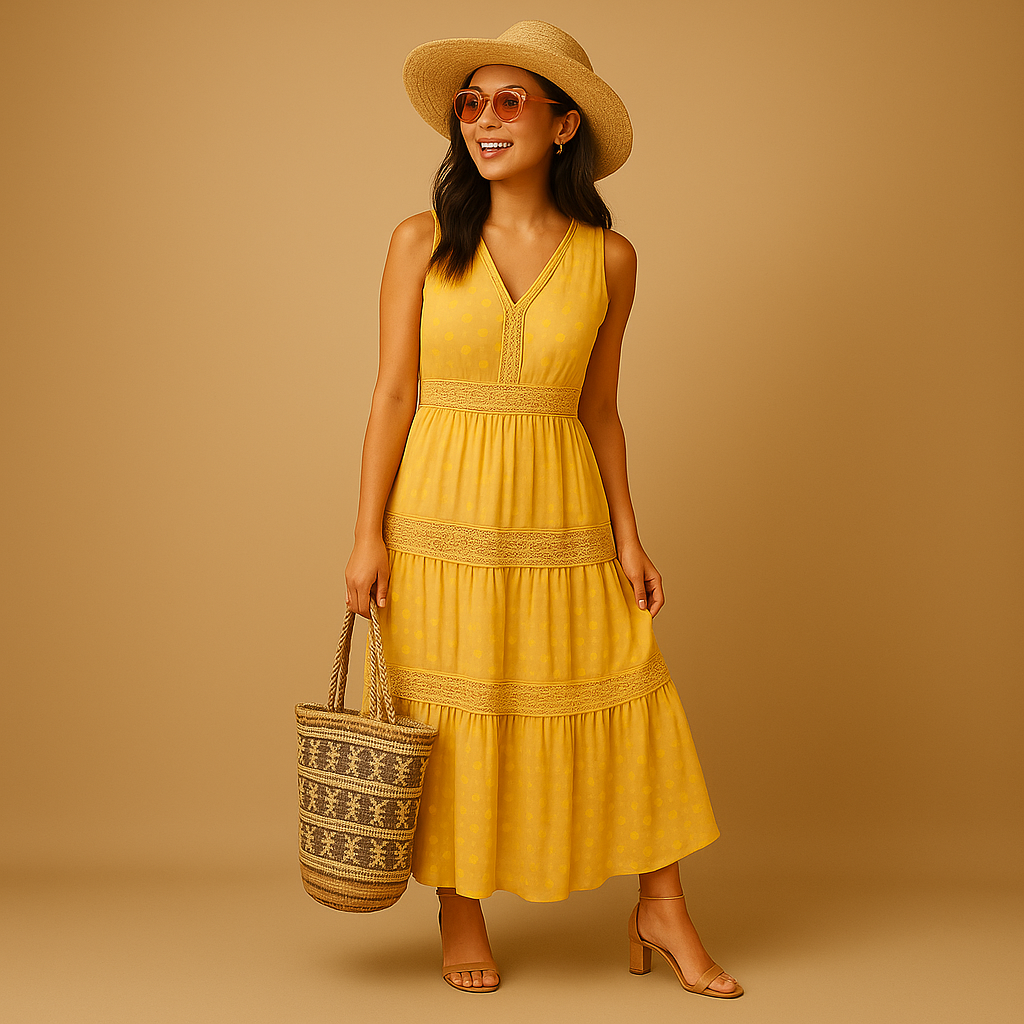 Carlena | Boho letnia sukienka damska w stylu Ibiza | Izabela
