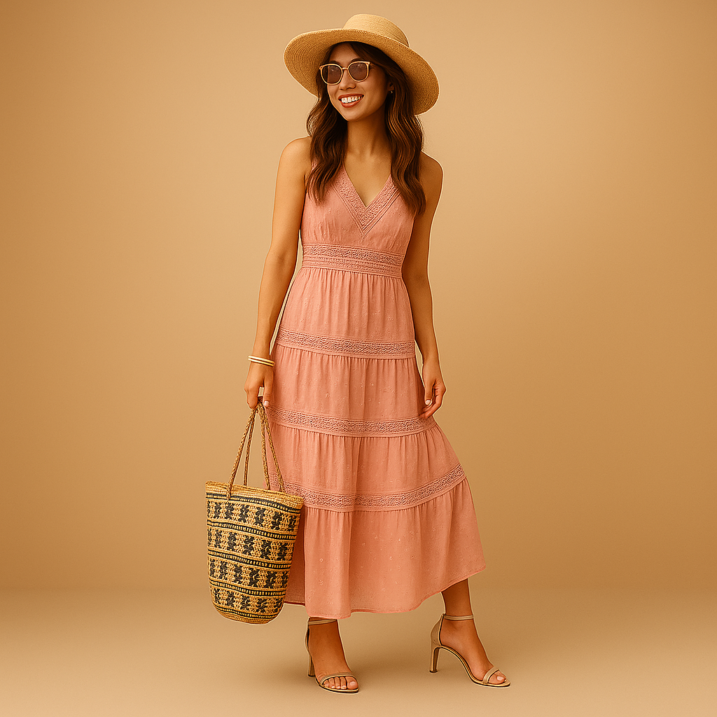 Carlena | Boho letnia sukienka damska w stylu Ibiza | Izabela