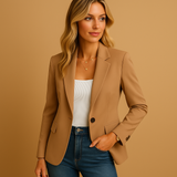 Carlena | Elegancka taliowana marynarka damska do pracy i na co dzień