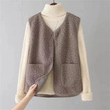 Gilet Sans Manches à Boutons pour Femme | Idéal pour la Superposition en Automne et Hiver