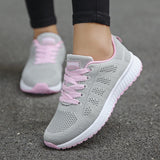 Carlena | Lekkie sneakersy ortopedyczne damskie z siateczką
