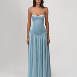 Carlena | Elegancka sukienka maxi z gorsetem sweetheart