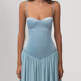 Carlena | Elegancka sukienka maxi z gorsetem sweetheart