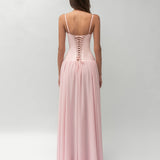 Carlena | Elegancka sukienka maxi z gorsetem sweetheart