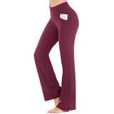 Carlena | Eleganckie spodnie damskie bootcut o dopasowanym kroju