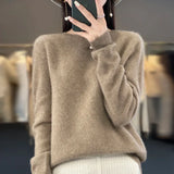 Carlena | Damski sweter premium o miękkim kaszmirowym wykończeniu