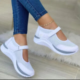 Carlena | Lekkie damskie sneakersy ortopedyczne z paskiem