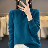 Carlena | Damski sweter premium o miękkim kaszmirowym wykończeniu