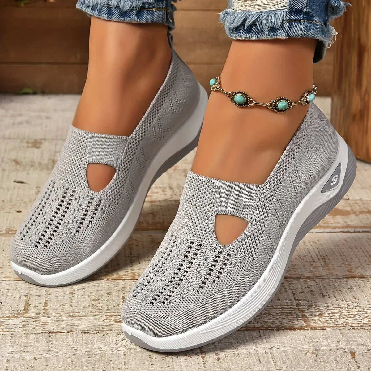Carlena | Lekkie damskie sneakersy ortopedyczne z oddychającą siateczką