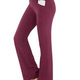 Carlena | Eleganckie spodnie damskie bootcut o dopasowanym kroju