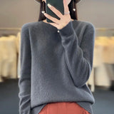 Carlena | Damski sweter premium o miękkim kaszmirowym wykończeniu