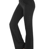 Carlena | Eleganckie spodnie damskie bootcut o dopasowanym kroju
