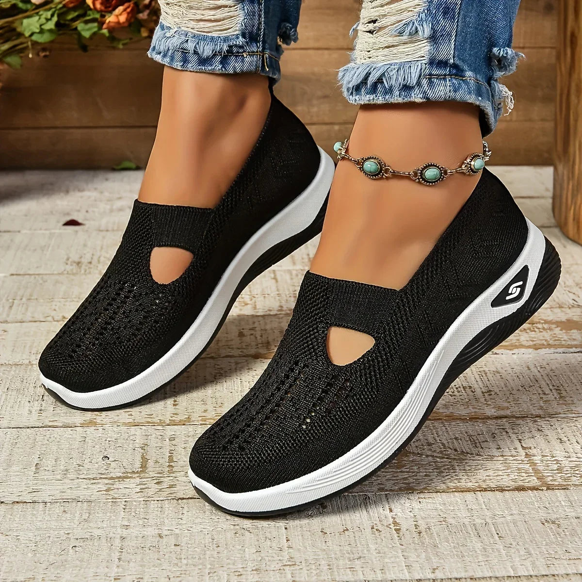 Carlena | Lekkie damskie sneakersy ortopedyczne z oddychającą siateczką