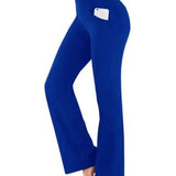 Carlena | Eleganckie spodnie damskie bootcut o dopasowanym kroju