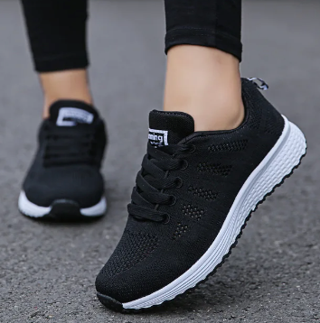 Carlena | Lekkie sneakersy ortopedyczne damskie z siateczką
