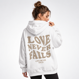 Carlena | Bluza Oversize z Nadrukiem „Love Never Fails”
