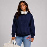 Carlena | Bluza z Kapturem z Motywem Gwiazdy w Panterkę