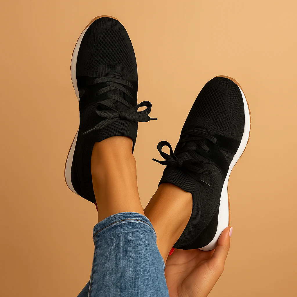 Carlena | Casualowe sneakersy damskie ze sznurowaniem i miękką wkładką | Zofia