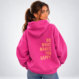 Carlena | Bluza Oversize z Nadrukiem na Plecach