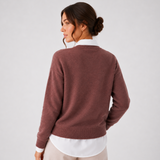 Carlena | Damski sweter wełniany o eleganckim kroju i minimalistycznym wykończeniu | Jolanta