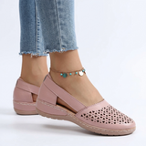 Carlena | Damskie Buty Ortopedyczne z Ażurową Cholewką – Lekkie i Oddychające