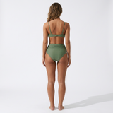 Carlena | Wyszczuplające Bikini z Wysokim Stanem i Efektem Push Up Retro