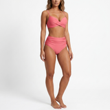 Carlena | Wyszczuplające Bikini z Wysokim Stanem i Efektem Push Up Retro