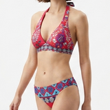 Carlena | Damskie Bikini Boho z Kwiatowym i Geometrycznym Wzore