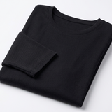 Carlena | Damski T-Shirt z Okrągłym Dekoltem i Rękawem 3/4