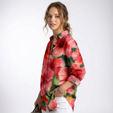 Carlena | Elegancka Damska Bluzka z Nadrukiem