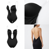 Carlena | Modelujące Body Damskie z Odkrytymi Plecami