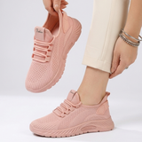 Carlena | Damskie Oddychające Sneakersy z Dzianiny