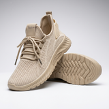 Carlena | Damskie Oddychające Sneakersy z Dzianiny