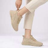 Carlena | Damskie Oddychające Sneakersy z Dzianiny