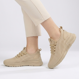 Carlena | Damskie Oddychające Sneakersy z Dzianiny