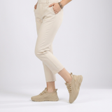 Carlena | Damskie Oddychające Sneakersy z Dzianiny