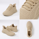 Carlena | Damskie Oddychające Sneakersy z Dzianiny