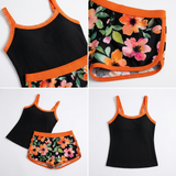 Carlena | Elegancki Dwuczęściowy Tankini Damski z Szortami